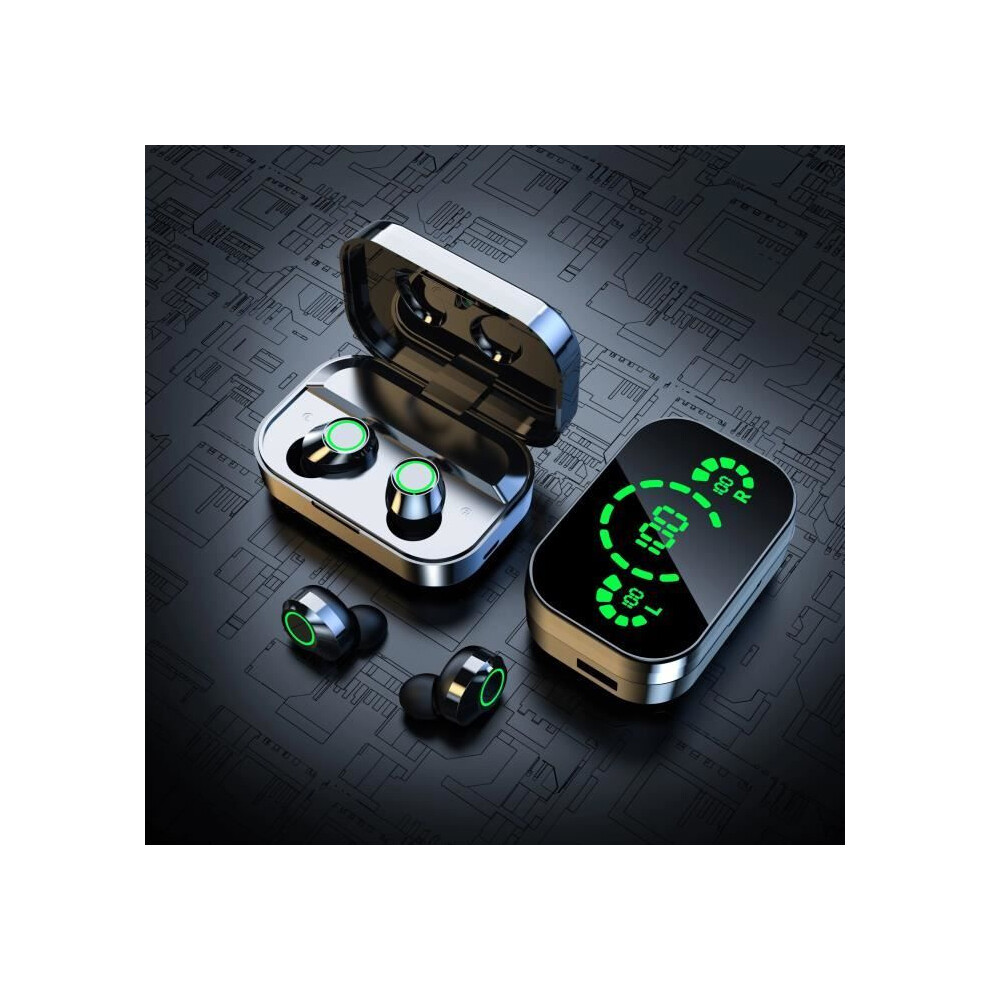 Wireless Bluetooth 5.3 Earbuds With Noise Reduction, High-Quality Sound, Built-In Microphone, Immersive Audio, Hands-Free Calling 6083684374913