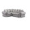 Furniture 786 Chingford Full Back 1c2 Corner Sofa Grey 1