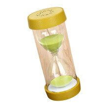 Elegante zandlopertimer van 5 minuten met kleurrijke-1kiwifruit