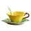 Delicate Hand Painted Coffee Cup And Saucers Set-sunf1ower 1