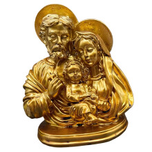 Artistic Resin Holy Family Statue Decoration Perfect For