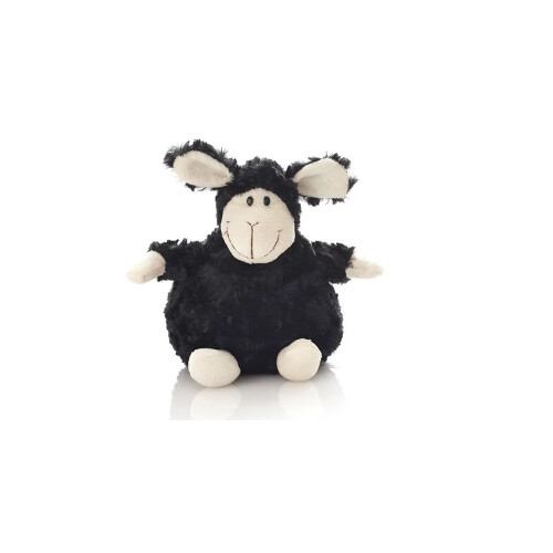 Ovis Plüschschaf schwarz sitzend klein 20 cm