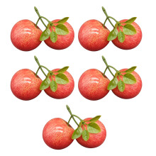 Decoratieve kunstmatige faux fruitvorm model appels-5 STUKS