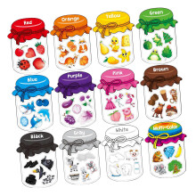 12 Stuks Magnetische Kleur Sorteren Speelgoed 60 Kleur-set