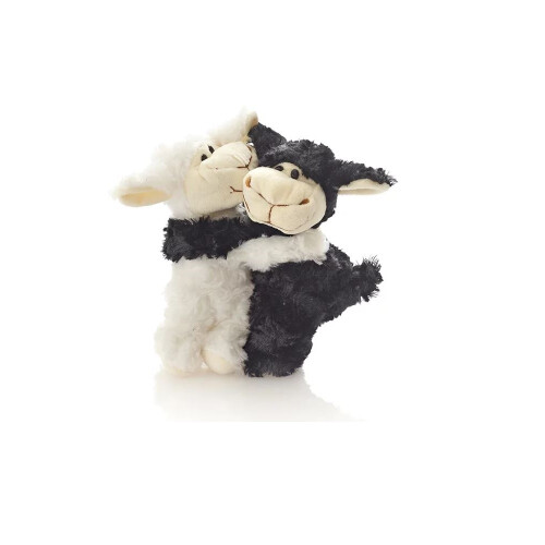 Ovis Plüschschaf Schafpaar weiß und schwarz 20 cm