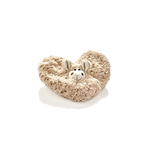 Ovis Plüschschaf Herz mit Traubenkernfüllung 32 x 23 cm