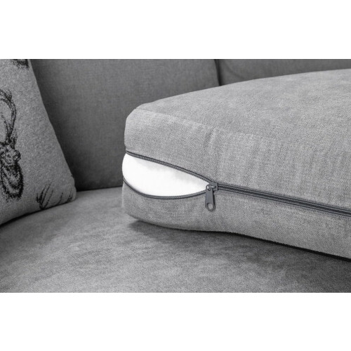 Furniture 786 Chingford Full Back 2c1 Corner Sofa Grey 2
