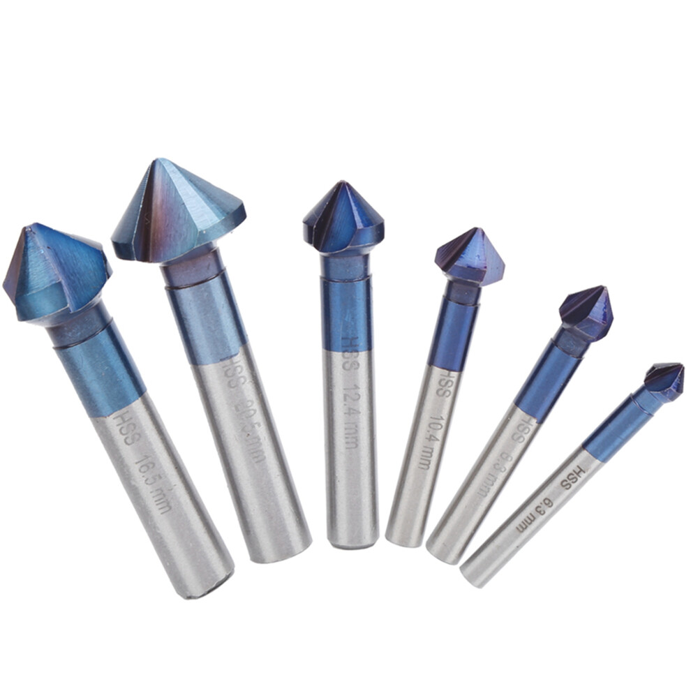 Tungsten Steel Chamfer Tool Set 6 Pieces