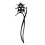 Unique Ladybugs Metal Yard Stake For Front Yard Terraces-Black 1