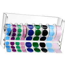 Clear Multiple Compartment Sticker Holder Adjustable Label