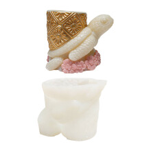 3D Marine Animal Embossing Cylindrical Silicone Mould For Making