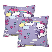 Καλύμματα μαξιλαριού Hello Kitty 18" x 18" σε συσκευασία των 2 τεμαχίων