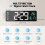 16" Large Digital Wall Clock - Plug-in Alarm Clock with Remote Control 2