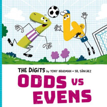 Digits Odds Vs Evens by Tony Bradman Paperback Book