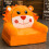 Kids Plush Foldable Sofa Cushion Backrest 2-in-1 2