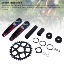 Lightweight MTB Crank Arm Set