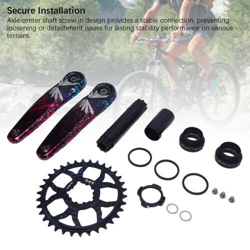 Lightweight MTB Crank Arm Set