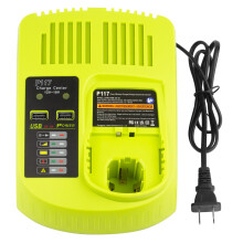 P117 Charger for Ryobi 18V Battery Charger, Compatible with Ryobi 12V-18V One+ Lithium Nicad Nimh Battery P100 P102 P103 P105 P107 P108 P190 PBP002