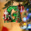 Green Personalized Christmas Initial Ornament with Santa 3