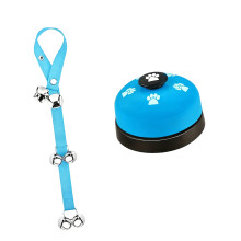 2PCS Internal Training Doorbell Length Adjustable Dog-skyblue