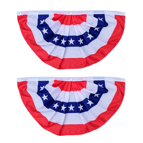 Two Strong star pattern Pennants With Metal Eyelets For-120