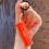 Porte-clés en forme de rouleau Miniature, accessoire-Rose rouge 5