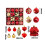 Ensemble de 40 boules de Noël de styles variés 3