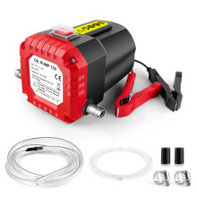 12V Electric Car Oil Extractor Pump for Engine Oil & Fluid Transfer, 60W Oil Change Pump with Hose, Portable Diesel Fuel Transfer Pump for Car, Boat