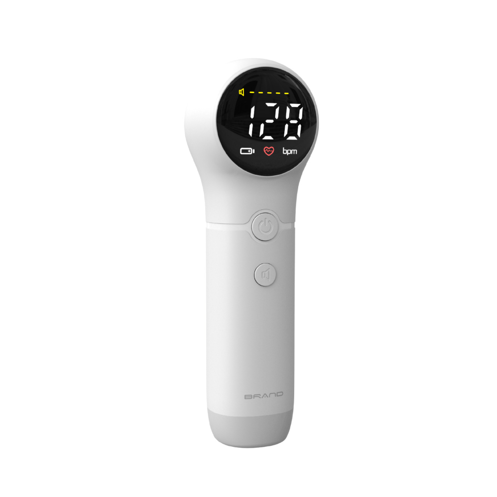Fetal Doppler Heartbeat Monitor - Prenatal Baby Heart Rate Detector With Lcd Display, Safe Ultrasonic Probe Goplushtoy