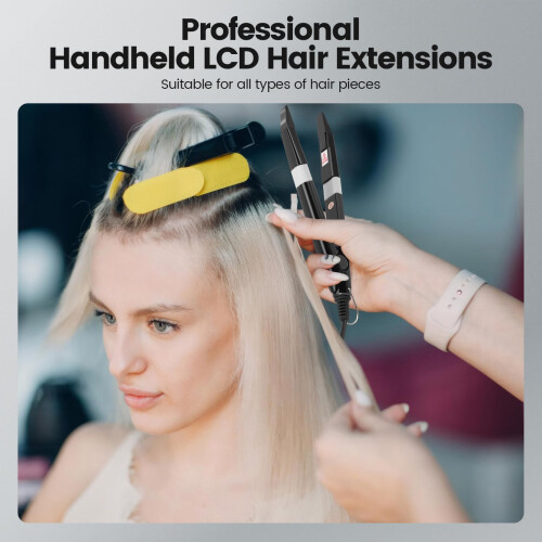 Professional Hair Extensions Iron with LCD Temperature Display 2