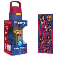 Dafi Solid FC Barcelona filterfles 0,5 liter met clublogo en stickers