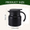 Stainless Steel Thermal Kettle with Temperature Display 2L 2