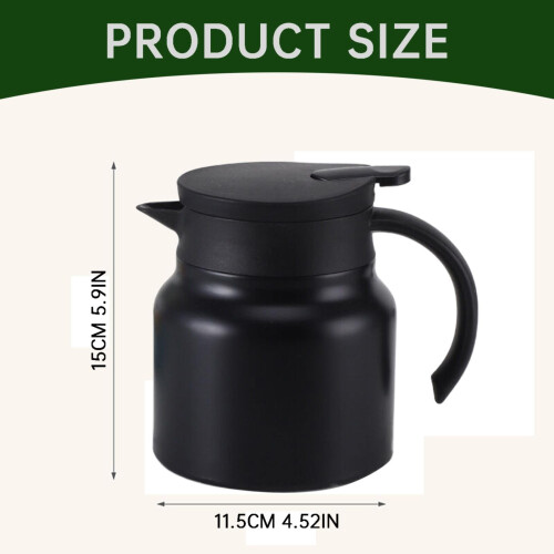 Stainless Steel Thermal Kettle with Temperature Display 2L 1