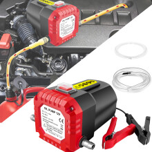12V 60W Electric Oil Extractor Pump for Engine Oil Change & Diesel Fluid Transfer, Oil Change Pump Extractor with Tube, Portable Fluid Extractor Pump