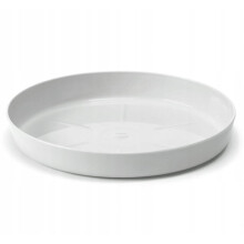 Lysegrå underkop til urtepotte 23,4x3,4 cm Plast