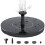Solar Water Fountain Black 16 cm 1