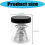2Pieces 250ml Capacity Plastic Paint Brush Cleaning Cups With 3