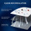 16L/Day Quiet Air Dehumidifier with Purifier, UVC, Ioniser, Timer, White 8