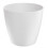 Prosperplast Matwitte plastic bloempot 13,8 x 12,7 cm, gladde deksel. 1