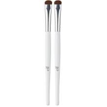 e.l.f. Smudge Brush, Short Curved Brush For Expertly Smoothing Color For A Smoky Look, Perfect For Contouring & Defining Eyes, (Pack of 2)