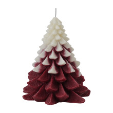 Juego de 3 velas aromáticas navideñas con diseño de árbol aromático