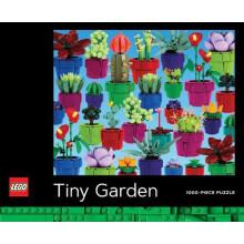 Lego Mini Garten 1000-Teile Puzzle | Inspiriert von Lego Botanischen Sets | Setze 30 Mini Pflanzen und Blumen zusammen!