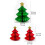 Christmas honeycomb ball decoration 12-pack 2