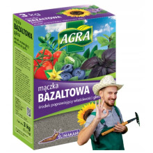 Basaltmel 3 kg naturlig mineralgødning for sund og frugtbar jord