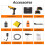 Cordless Pressure Washer Gun +2 Battery 8