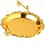 Premium Metallic Cup Saucers Tower With-hav3f1ower h2v3one 2