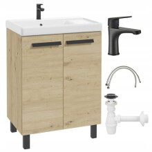 Plateau rectangulaire décoratif en bois 21 cm