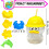(Duck Container) Play Sand for Kids, 1 Random Colour Magic Sand 6