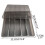 Bestickorganisatör med lock, plastbricka, 1-pack 2