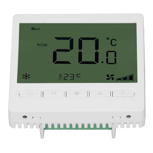 Anti Interference Fan Coil Thermostat LCD Screen